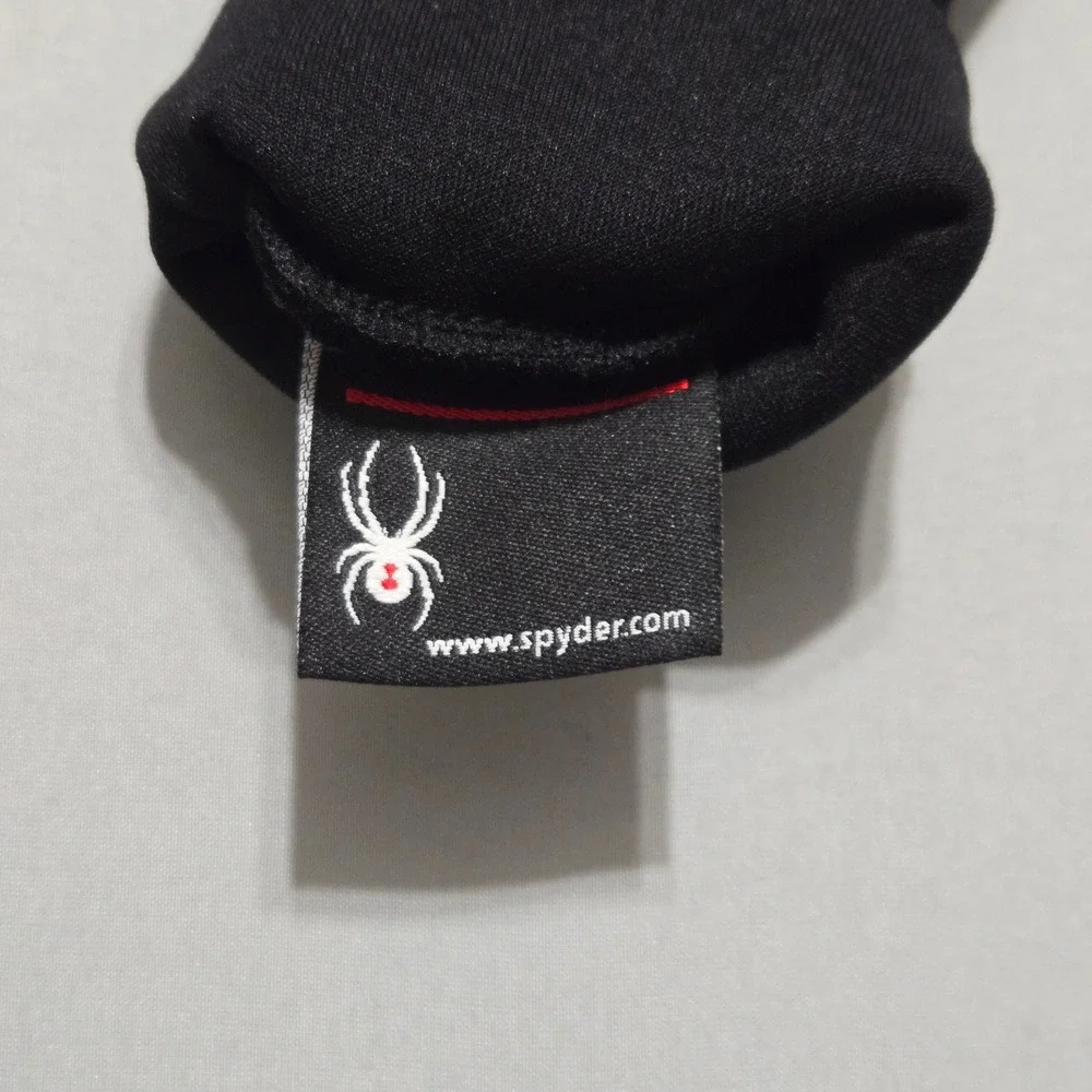 Spyder Performance Gloves Women Small Black Red Embroidered‎ Logo Grippy Palm